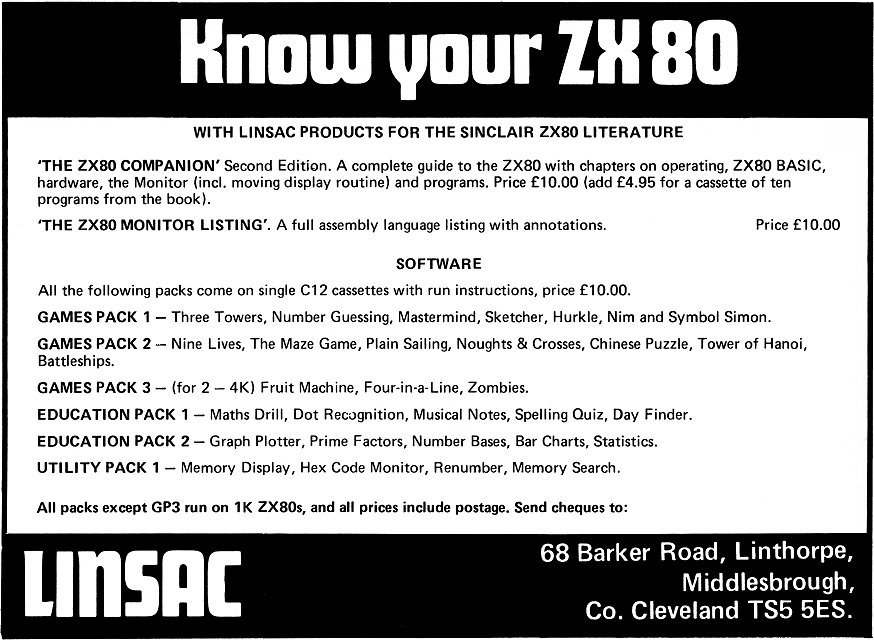 Linsac Advert