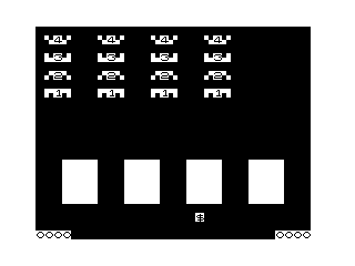 3K ZX80 Space Intruders Screenshot