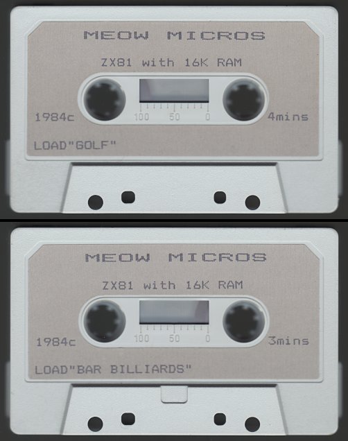 ZX81 - Meow Micros