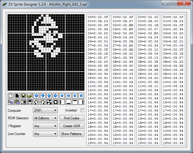 ZX Sprite Designer